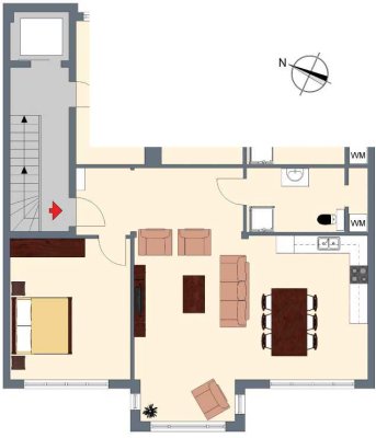 Barrierefreie attraktive 2-Zimmer-Wohnung im Herzen von Bensheim