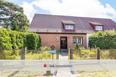 Doppelhaushälfte mit schönem Garten in Nähe des Kalksees