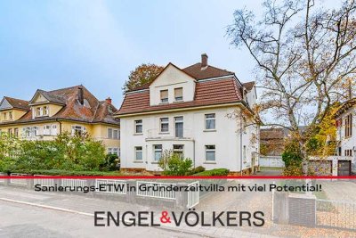 Sanierungs-ETW in Gründerzeitvilla in gesuchter Lage mit viel Potential!