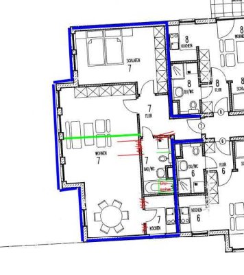 Zentral gelegene 3-Zimmer-Wohnung am Tivoli,  Nähe Hauptbahnhof ab 01.3.2025