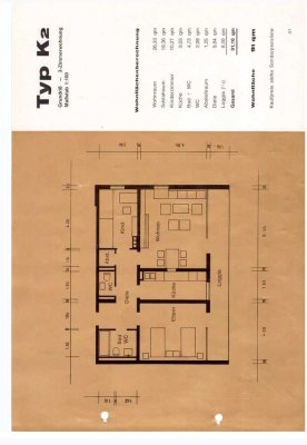 3-Zimmer-Wohnung 91 m² in Kaarst-Ost ab 01.07.2025 zu vermieten