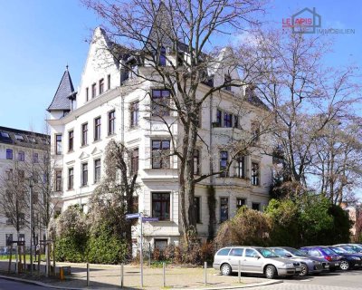 *STILVOLL RENOVIERTE 3-RWG MIT GR. BALKON IN RUHIGER WOHNLAGE DER BELIEBTEN LEIPZIGER SÜDVORSTADT*