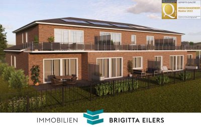 Ohne Käuferprovision in Oyten: Moderne NEUBAU-2-Zimmer-Wohnung mit 32 m² großer Dach-Terrasse