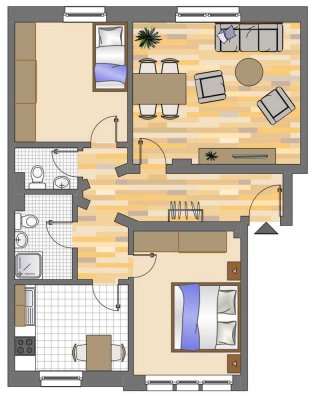 3-Zimmer-Wohnung in Herne Sodingen