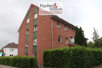 Nienburg-Stadt: 3 Zi. Wohnung im EG eines Mehrfamilienhauses in solider Otto Meyer Qualität