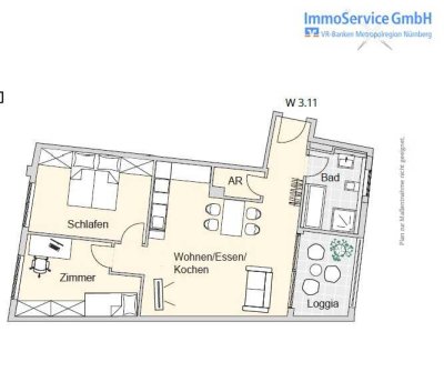 Ansprechende Wohnanlage im Nürnberg Nord: 60 stilvolle Neubau-ETW und 10 Büroeinheiten in Stadtlage!