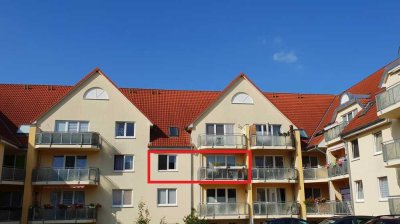 Schöne  2-Zimmer-Wohnung mit Einbauküche und Südbalkon in Selmsdorf