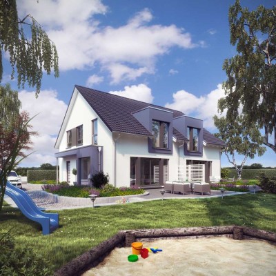 Euer großes Zweifamilienhaus im Grünen mit realen Grundstück in Teningen-Köndringen