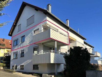 73732 Esslingen: 2,5-Zi-ETW mit Balkon und Garage in begehrter Wohnlage von Esslingen-Serach