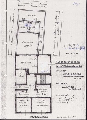 Schöne und gepflegte 6-Raum-Wohnung mit Balkon und Einbauküche in Löhne