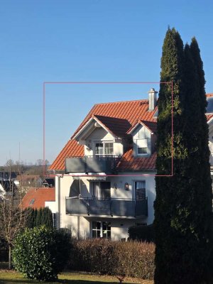 Schöne helle 3,5-Raum-Maisonette-Wohnung mit gehobener Innenausstattung mit Einbauküche in Scheyern