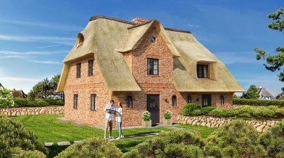 Neubau eines luxuriösen Einzelhauses unter Reet direkt am Strandübergang in Wenningstedt(Ferienw.)