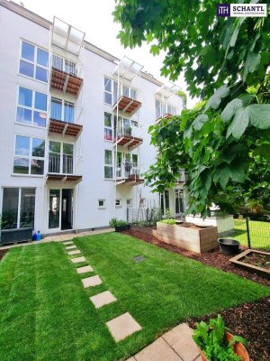 Nochmals reduziert! Blick ins Grüne + Absolute Hofruhelage! Frisch sanierte Kleinwohnung mit hofseitigem Balkon! Tolle Infrastruktur + Garagenplatz im Haus! Jetzt zugreifen!