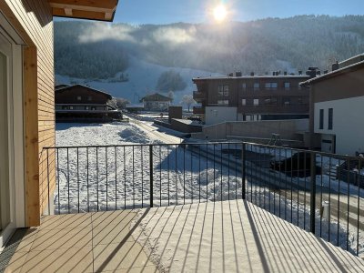 Einzigartige 3,5 Zimmer Neubauwohnung mit hochwertiger Ausstattung und großer Terrasse in traumhaft ruhiger Lage in Niederau/Wildschönau / unique apartment for rent