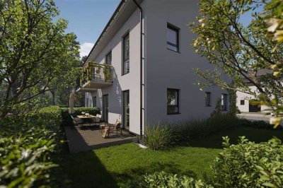 Neubau! Inkl. Fußbodenheizung, zwei Bädern, Terrasse, Garten: Seniorenfreundliches Wohnen in Bernau