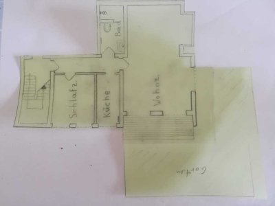 2-Zi.KDB 80m²-Hochpaterrewohnung m.Garten in Wuppertal-Katernberg