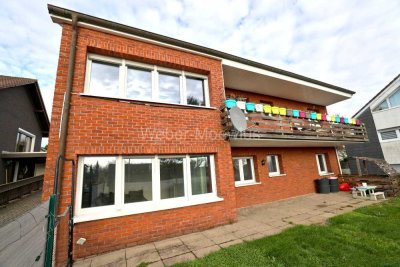 Natur pur: Freistehendes Mehrfamilienhaus mit 3 Wohneinheiten, Terrasse + Garten, Balkon und Garage