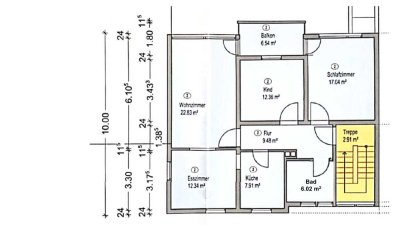 Schöne 4-Zi.-Wohnung mit Süd-Balkon in Bietigheim-Bissingen