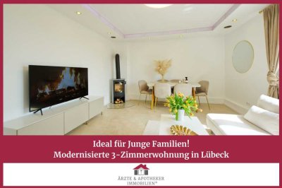 Ideal für Junge Familien!
Modernisierte 3-Zimmerwohnung in Lübeck