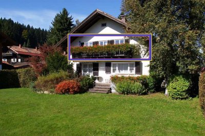 Gemütliche 3-Zmr. Dachgeschoss-Wohnung in Oberstaufen (zw. Kurpark und Ortsmitte)