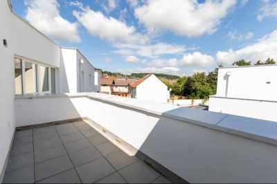 Ruhige moderne Dachterrassenwohnung