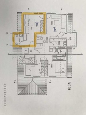 hochwertiges 1-Zi-Appartement im DG mit EBK und Parkettboden in Dinkelsbühl/Hoffeld