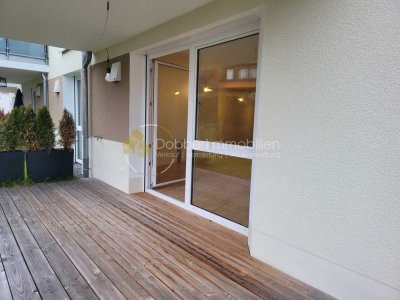 bezugsfrei! -  2-Zi.-EG-Wohnung mit Terrasse, im Preis TG-Stellplatz enthalten