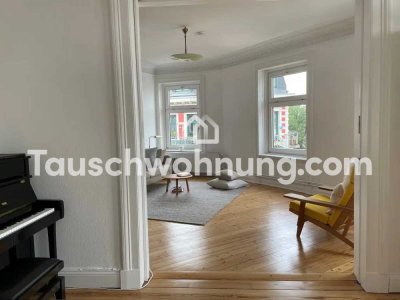 Tauschwohnung: Weitblick, groß, hell, Altbau im Karoviertel