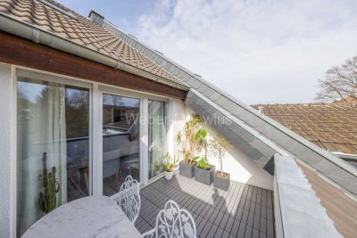 *Maisonette* Zentral in Longerich, 2 TG-Stellplätzen, Dachterrasse in Südwestlage