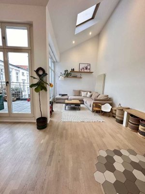 Exklusives Penthouse mit Südwestterrasse und atemberaubenden 5 Meter hohen Decken