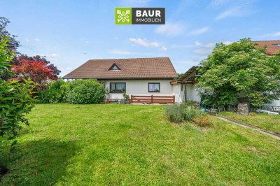 360° I Gemütliches Einfamilienhaus mit ELW auf einem Erbpachtgrundstück in Dietenheim mit Garten!