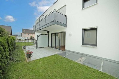 ERSTBEZUG: Hochwertige Gartenwohnung mit Terrasse+sonnigem Südgarten in ruhiger, grüner in Karlsfeld