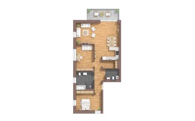 RESERVIERT-Burg Carré:  Exclusive 3- Raum-Wohnung mit 100 m² Wfl. - NEU