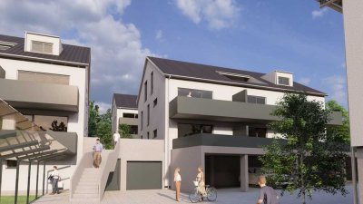 Große moderne 3,5-Zimmer-Wohnung mit Terrasse und Garten