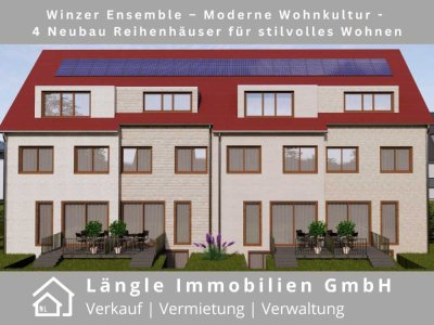 Winzer Ensemble – Moderne Wohnkultur - 4 Neubau Reihenhäuser für stilvolles Wohnen