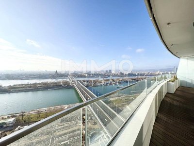 Doorman, Gym, Pool, div. Lounges UND den schönsten Ausblick auf Stephansdom, Prater &amp; Neue Donau