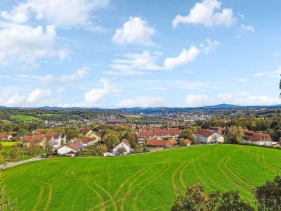 2-Zi-Dachterrassen-Wohnung mit Wow-Effekt-, incl. Tiefgaragenstellplatz in Heining-Passau