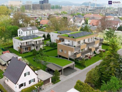 Neubau Doppelhaushälfte + Terrasse + Balkon + Garten in Graz!