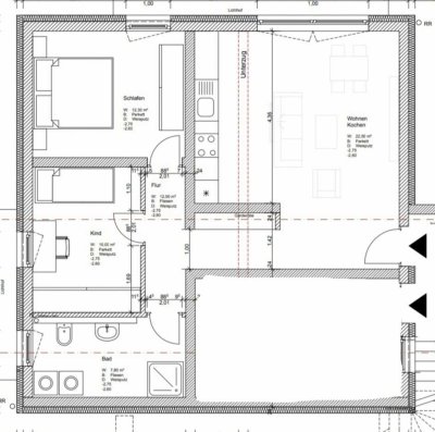 Attraktive 3-Zimmer-Wohnung mit EBK in Anton-Fränznick-Str, Eppingen Rohrbach