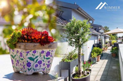 Höchster Wohnkomfort in einer exklusiven Penthouse- Wohnung mit großzügiger Dachterrasse