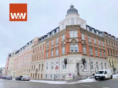 Attraktive Eigentumswohnung mit Balkon im historischem Klinker-Gebäude - zentrumsnah in Plauen/Vgtl.