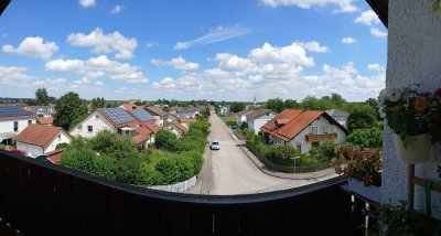 RESERVIERT Helle DG-Wohnung, 3,5 Zi mit Balkon und eigenem Garten, provisionsfrei