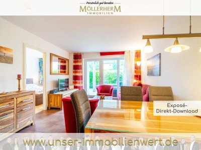 Ferien-Feeling das ganze Jahr - Wohnung mit Terrasse nur 80 m zum Strand