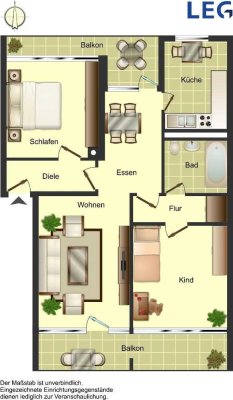 3-Zimmer-Wohnung in Ratingen West