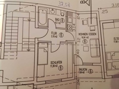 Geräumige, günstige 1ZKBB-Wohnung in Griesheim