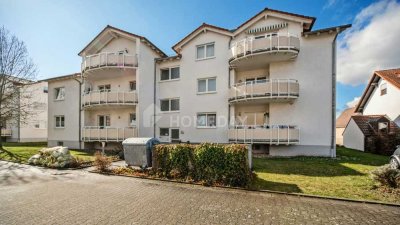 Charmante 2-Zimmer-Wohnung mit Balkon und Erbbaurecht in begehrter Lage von Groß-Zimmern