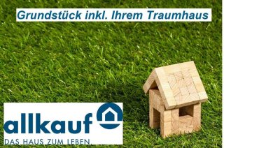 Grundstück im Wohngebiet inkl. projektiertem Traumhaus