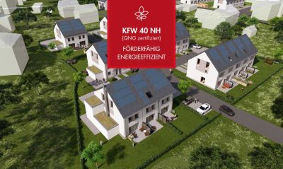 Klimafreundliches Reihenmittelhaus mit KfW–40–NH (QNG zertifiziert)