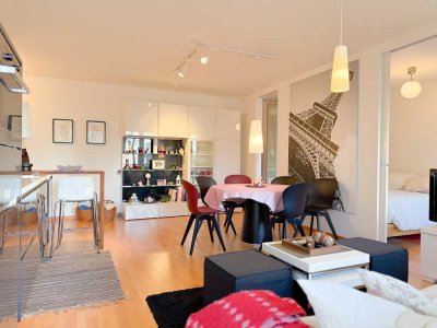 *** bezugsfrei *** moderne 2-Zimmer-Whg mit Schwimmbad, Sauna und Duplex-Garage ** Gärtnerplatz ***