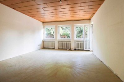 Attraktive Erdgeschosswohnung mit drei Zimmern und Loggia am Stadtrand von Rees